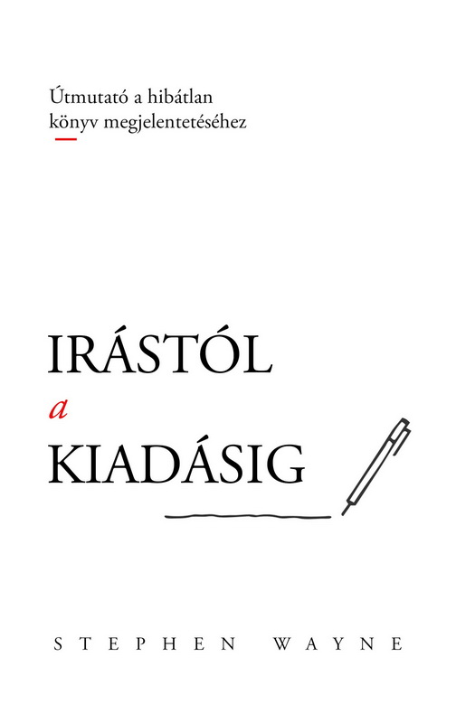 Irástól a Kiadásig könyvborítója